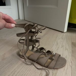 New SCHUTZ lace up sandals